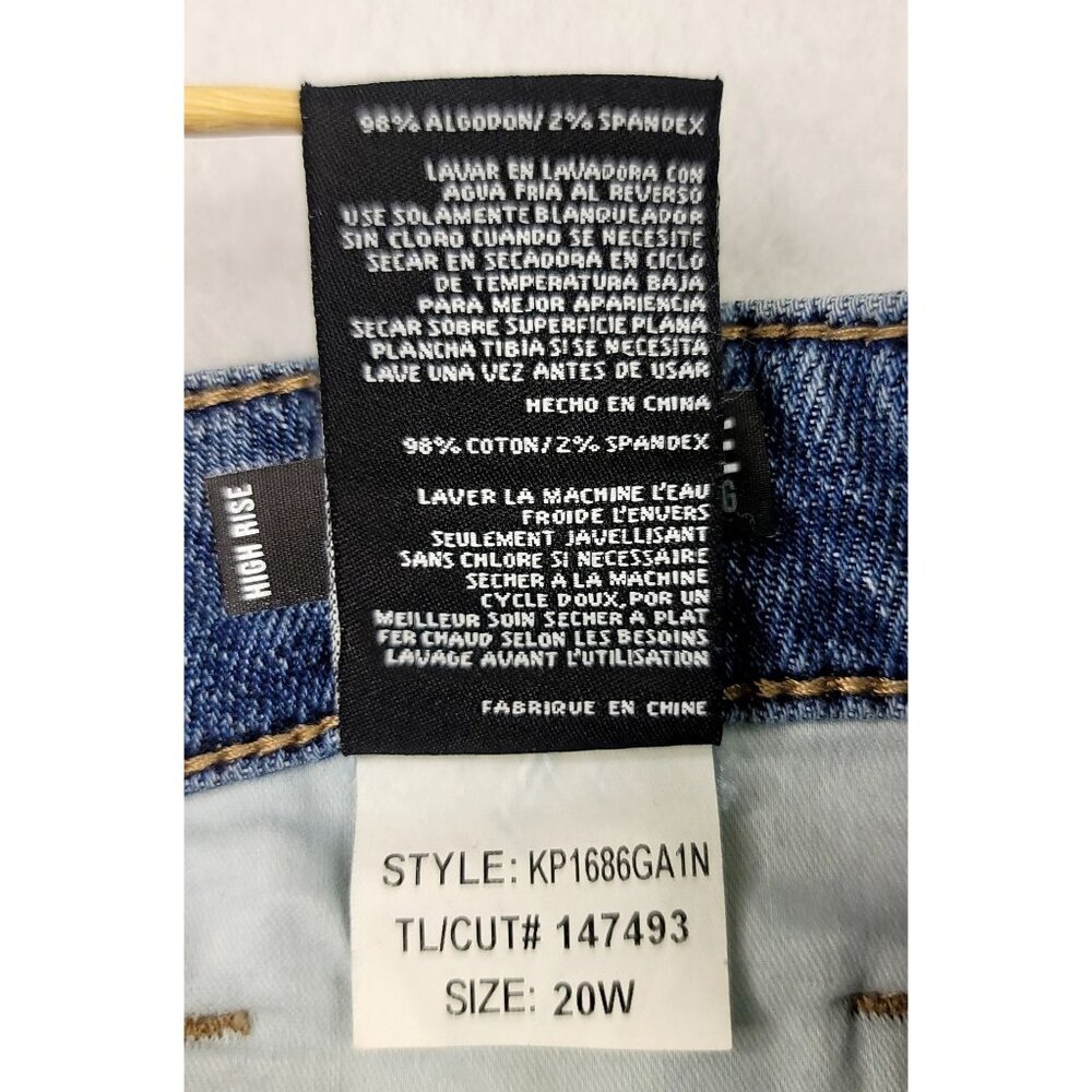 Kut From The Kloth Womens Reese Fab Ab Ankle Straight Leg Jeans 20W High Rise - Picture 11 of 14